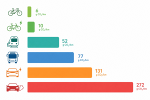 Comparaison des émissions de CO2